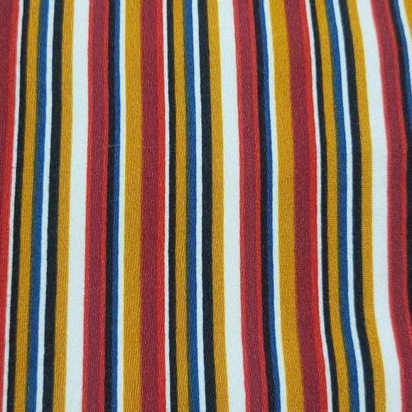 Forever 21 Multicolor Striped Bodycon Long Sleeve Dress sz S GUC - Picture 4 of 7
